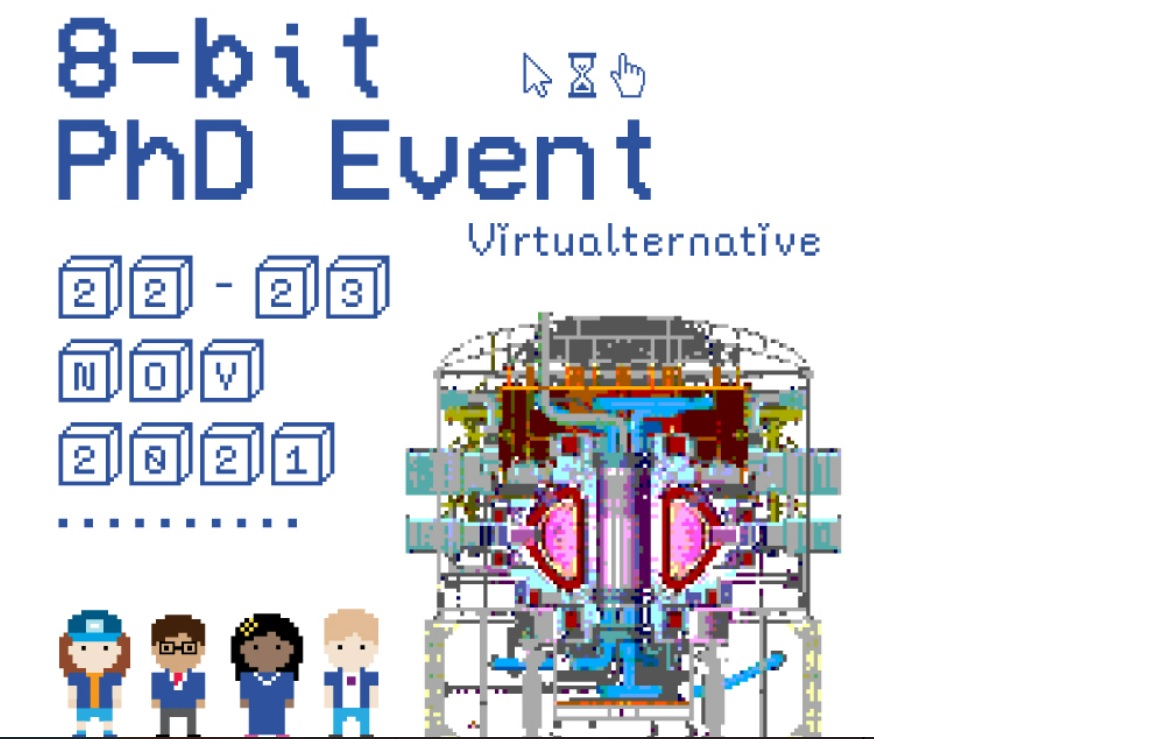 8-bit PhD Event square banner